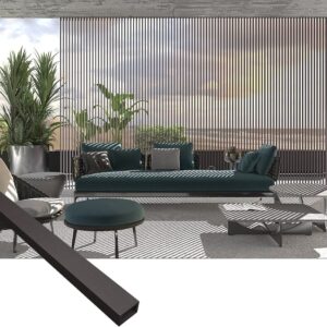 WPC Timber Tube Outdoor Weatherproof