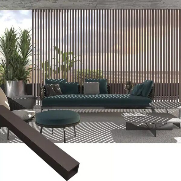 Wooden Color About WPC Timber Tube WTCTB-4530