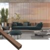 Wooden Color About WPC Timber Tube WTCTB-4530