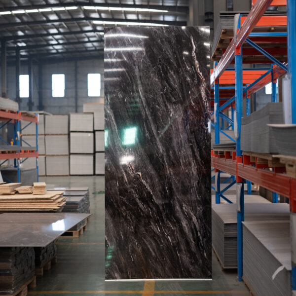 Wholesales 5MM Composite Fiber Materials Metal Texture Bamboo Charcoal Wooden Veneer Wall Panel Board for Wall Decoration