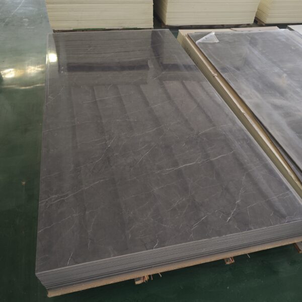 Wholesale Water Ripple 1220 X 2440 X 8MM Carbon Crystal / Bamboo Charcoal Material Wood Veneer Wall Panel Board