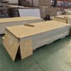 Wholesale Water Ripple 1220 X 2440 X 8MM Carbon Crystal / Bamboo Charcoal Material Wood Veneer Wall Panel Board