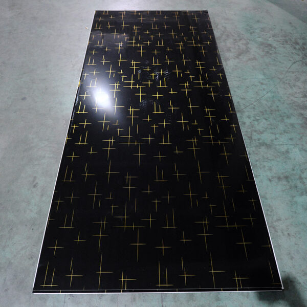 uv1画板 22 UV Marble PVC Wall Panels With Metallic Veins