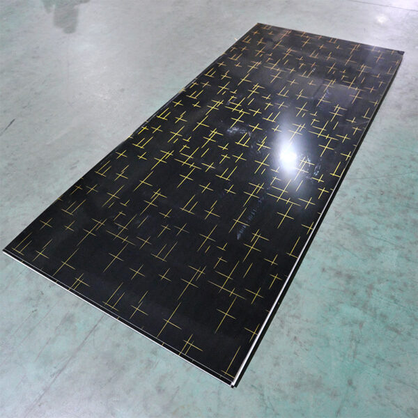 uv1画板 23 UV Marble PVC Wall Panels With Metallic Veins