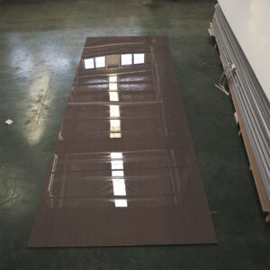 Flexible Marble Texture Decoration Wall Cladding Bamboo Charcoal Fiber Wood Veneer / Carbon Crystal Wall Panel & Board