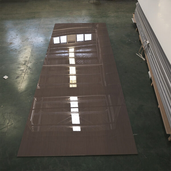 Flexible Marble Texture Decoration Wall Cladding Bamboo Charcoal Fiber Wood Veneer / Carbon Crystal Wall Panel & Board