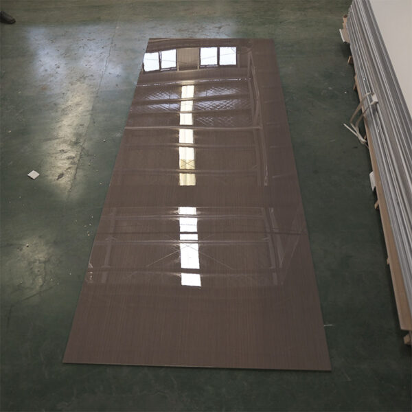 Flexible Marble Texture Decoration Wall Cladding Bamboo Charcoal Fiber Wood Veneer / Carbon Crystal Wall Panel & Board