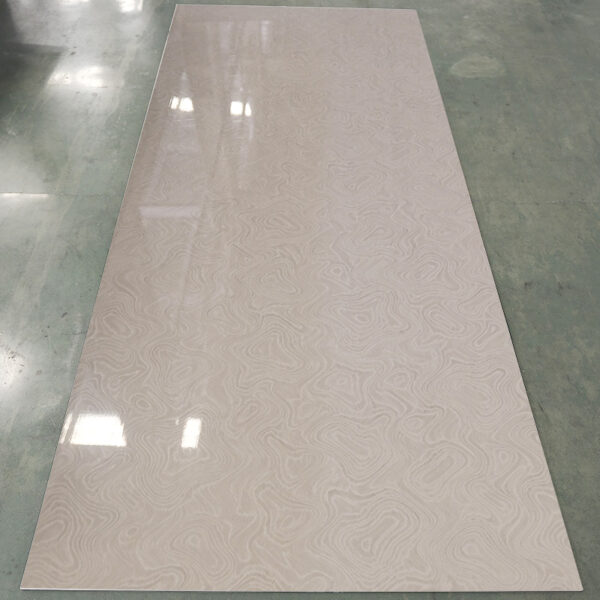 PET Marble Continuous Texture Composite Co-Extruded Bamboo Charcoal Wood Veneer / Carbon Crystal Fiber Wall Panel & Board