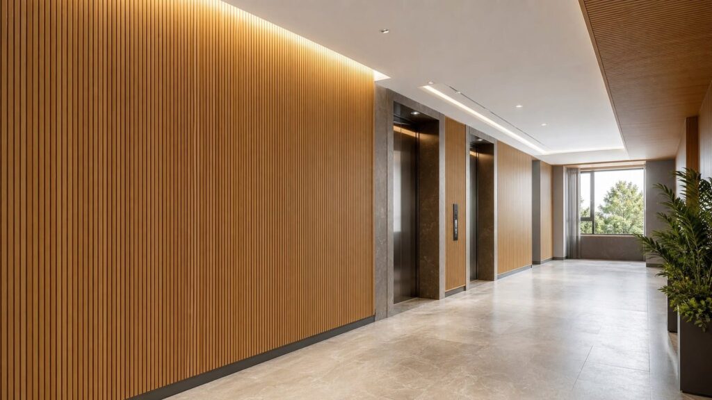 Wall panel planning for apartment and hotel interiors
